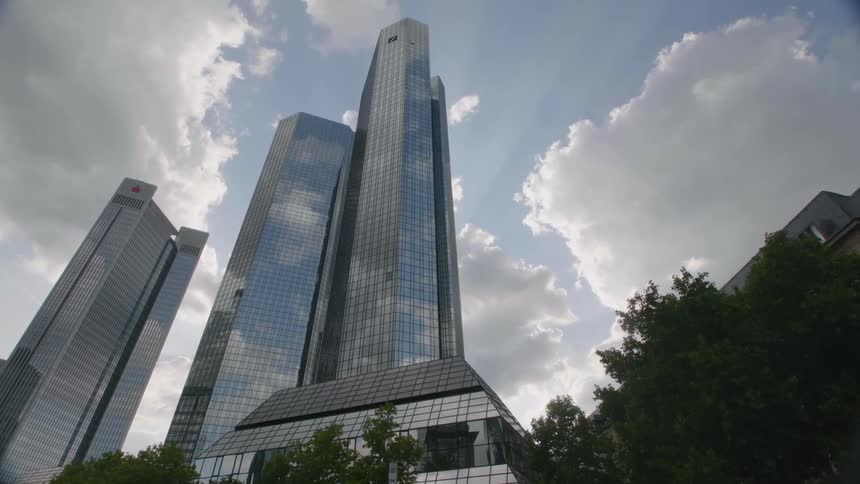 Office buildings in a downtown area