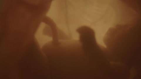 A fetus floating in utero