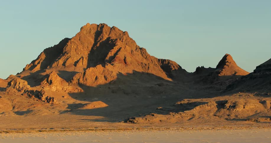 Ragged hills in a desert landscape