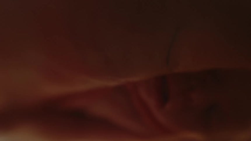 Unborn human baby inside the placenta in the womb