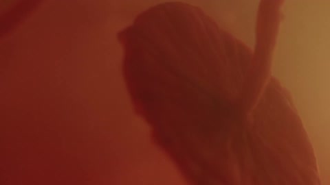 A placenta and umbilical cord floating in utero