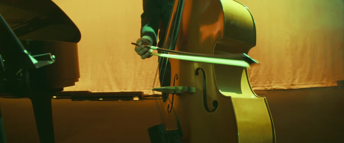 A musician performing on stage