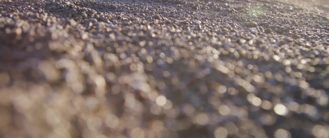 Sand is blowing in the wind on the coast of a beach