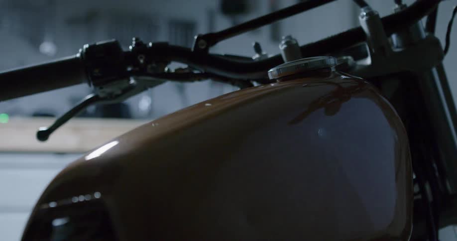 Close up of a motorcycle