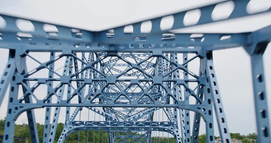 Shot of a bridge over a river