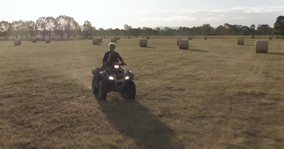 Male on dirt bike