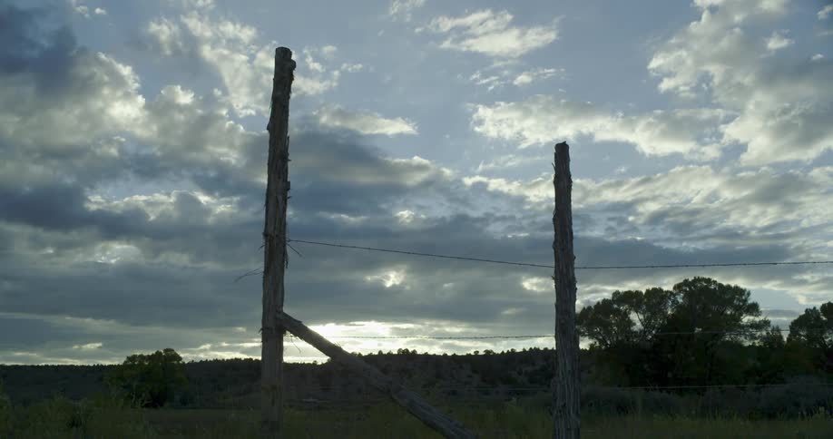 A fence on a field