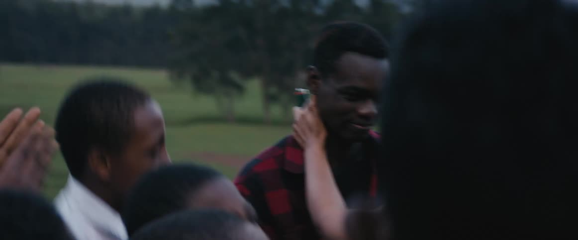 Group of black people celebrating