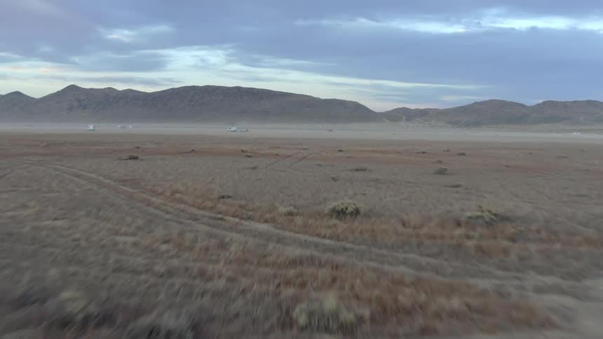 Aerial shot of plains