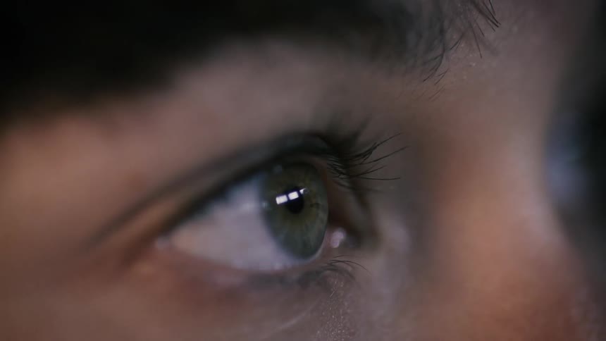 Close up of a person's eye