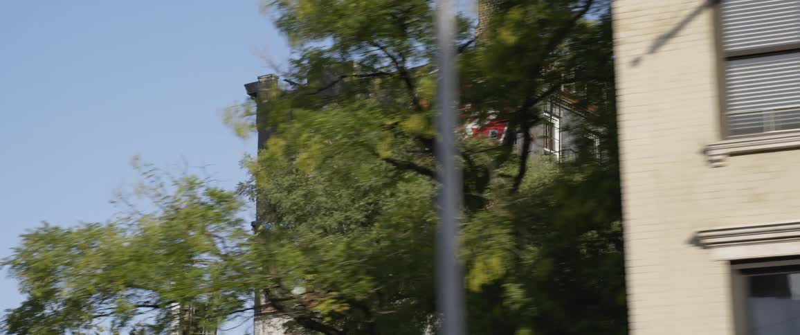 Billboards and a building in a city
