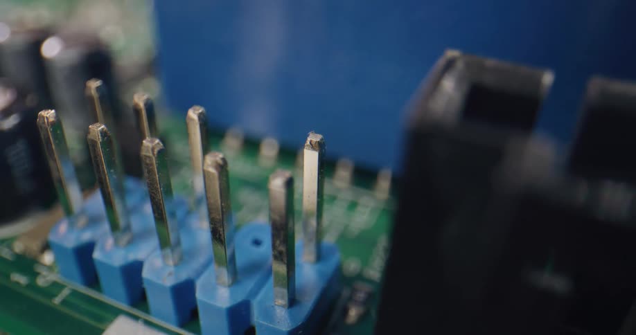 Electronics on a circuit board
