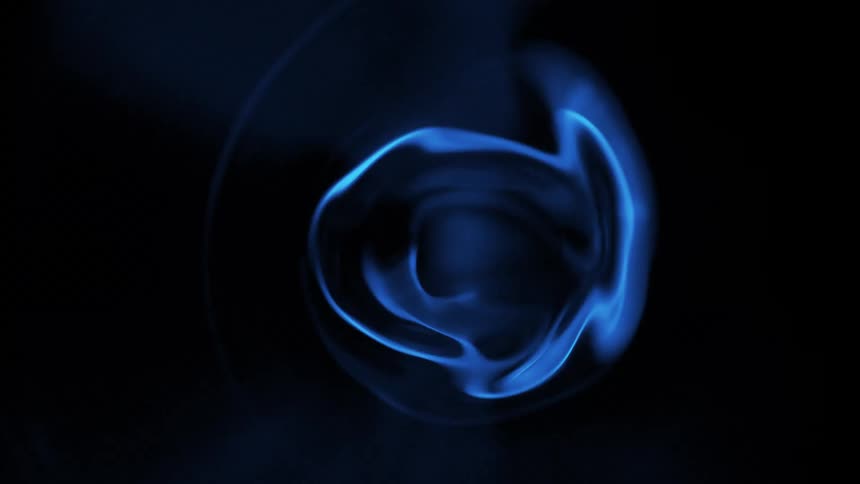 The object is spinning around and reflecting light