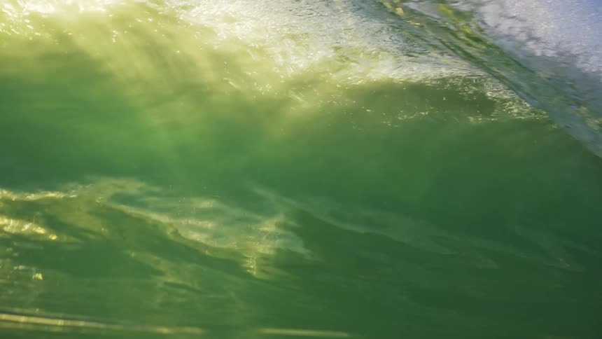 A large wave on the ocean