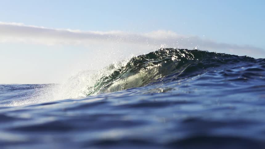 Shot of ocean waves