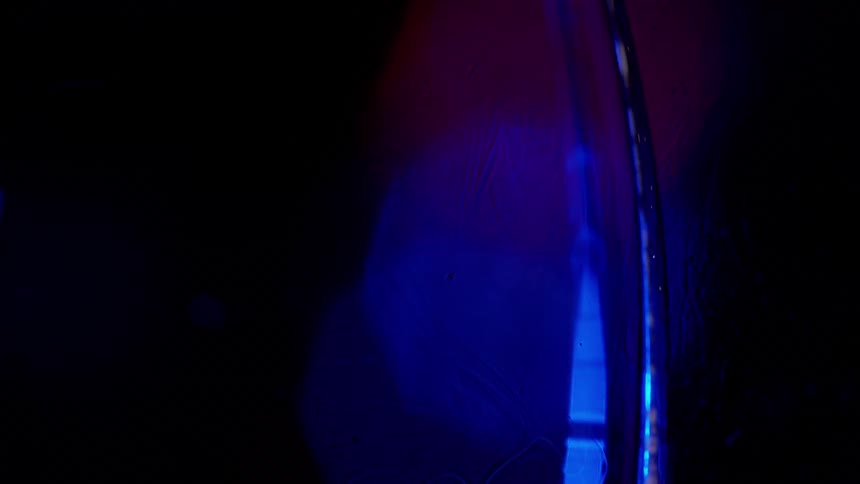 Abstract footage of neon lights and shadows
