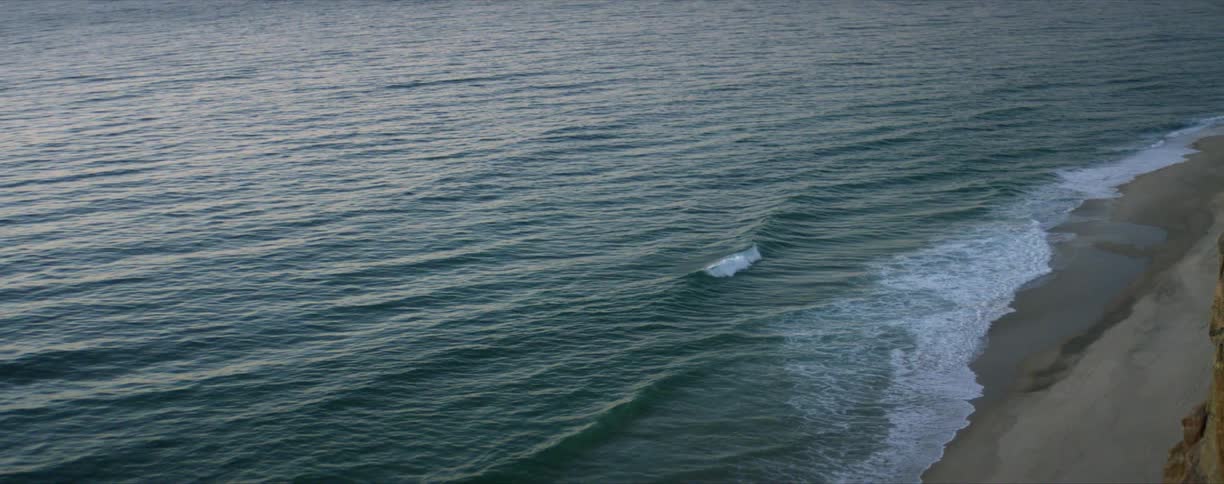 View from above of beach