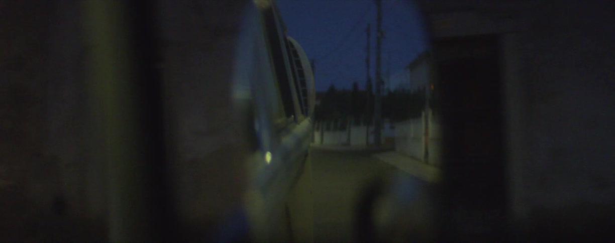 A close up of a car side mirror