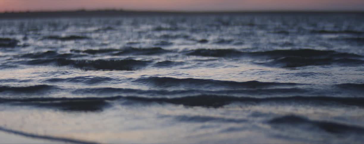 Waves rolling in to the shore