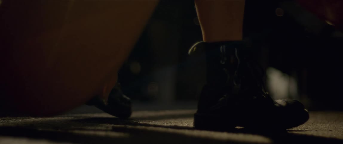A close up of a persons feet