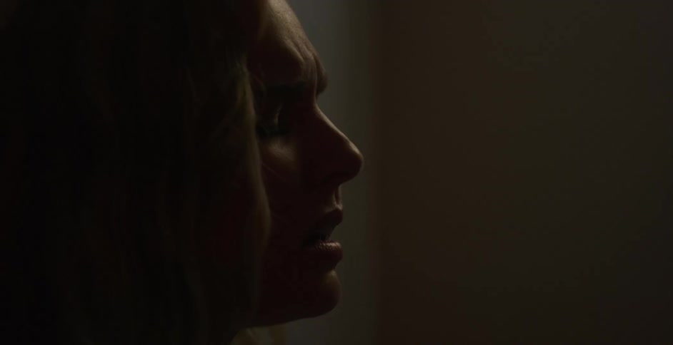 A close up of a woman who is sad
