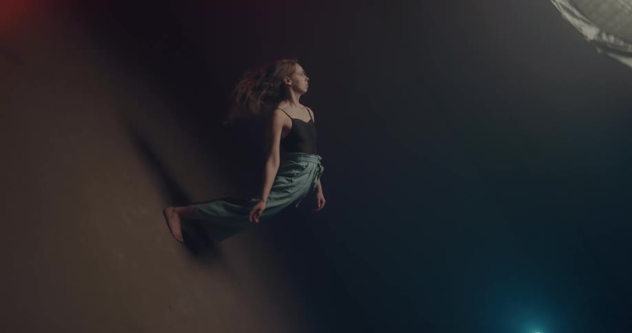 A woman dancing on stage