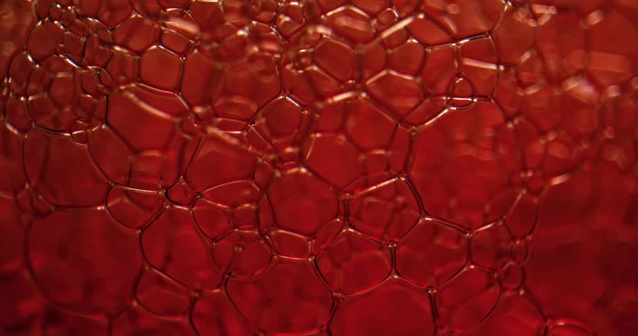 A close up of bubbles in a liquid