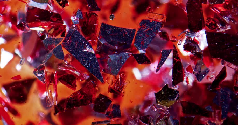 A close up of a crystal