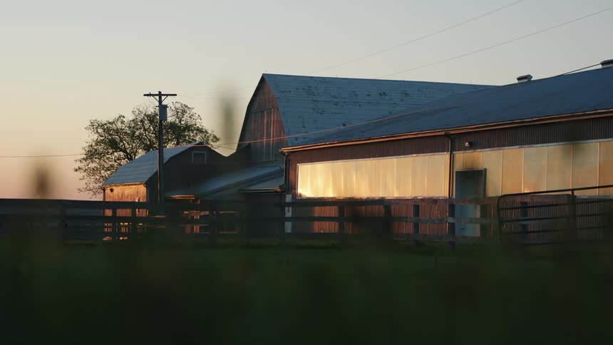 A barnhouse in a rural area