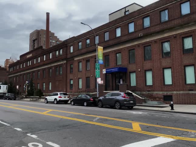 An exterior of a hospital