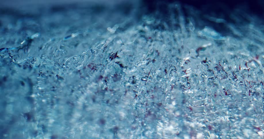 A close up of a blue crystal