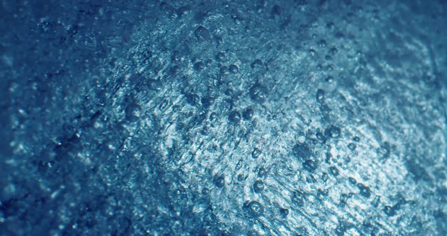 Light through some frozen ice
