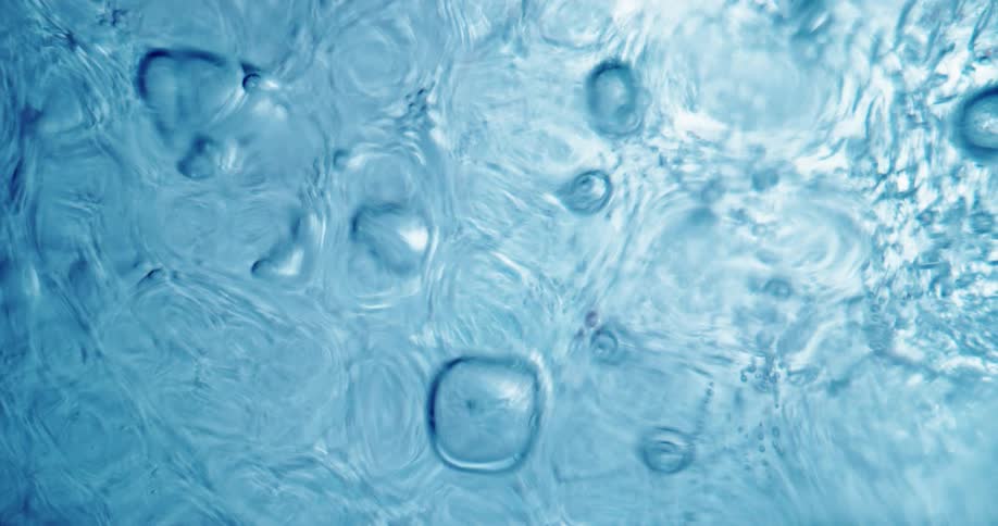 Water is frozen in an arctic area