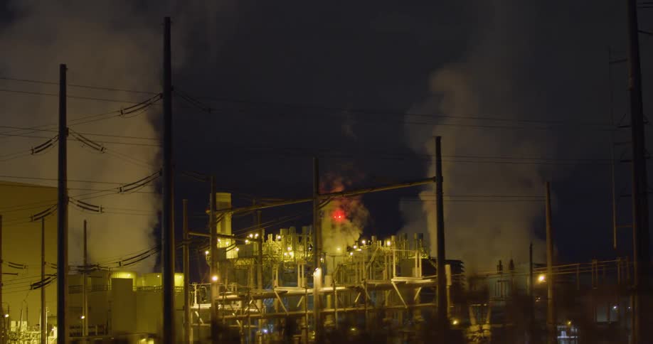 A shot of industrial area
