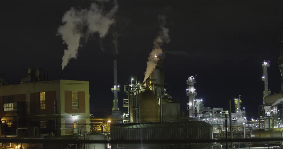 A shot of industrial area