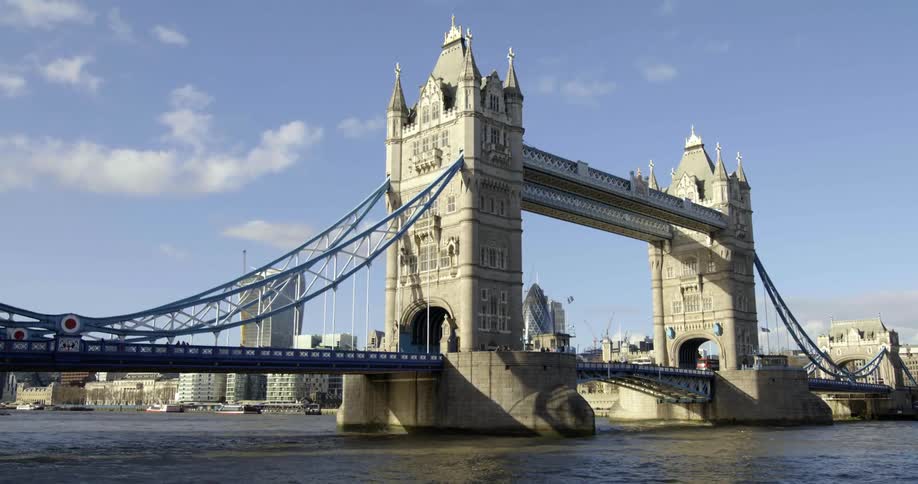 A view of tower bridge in london