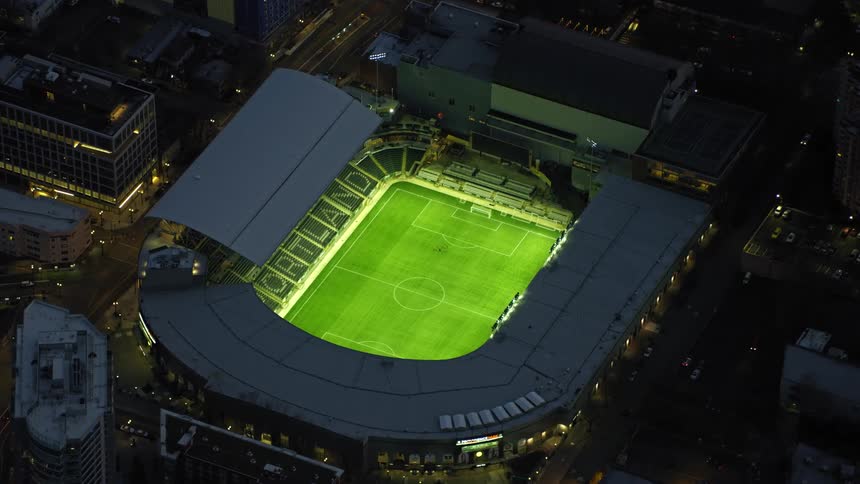 Providence Park Stadium sports and events venue with stadium and field hosting Major League Soccer, college football and more in downtown Portland Oregon