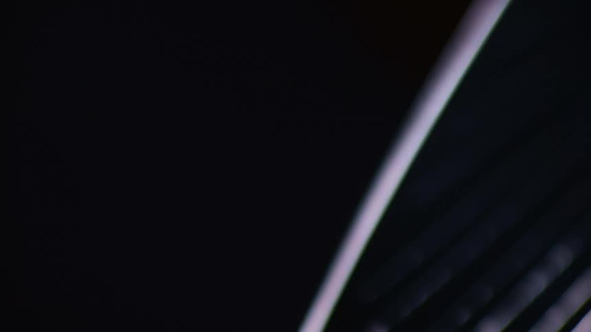 Abstract footage of lines of lights flashing