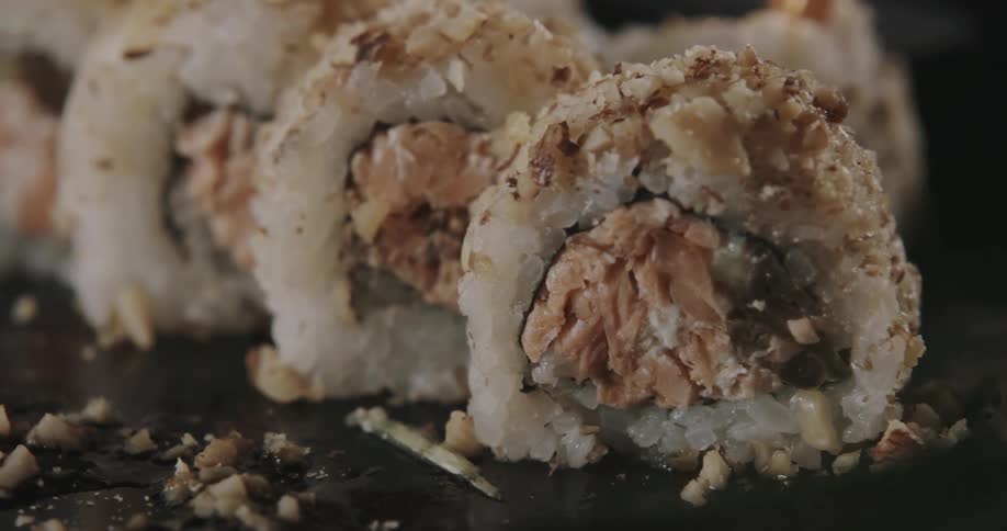 A close up of food