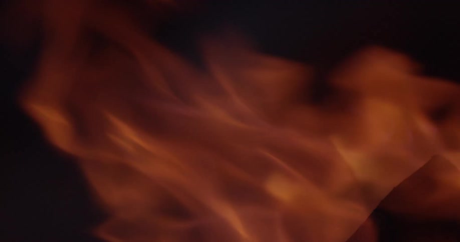 Fire flames blazing and moving rapidly