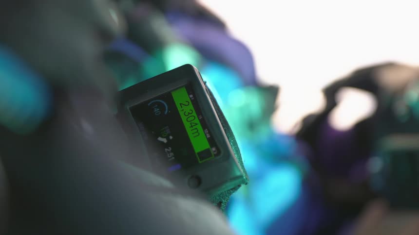 A close up view of numbers on a screen