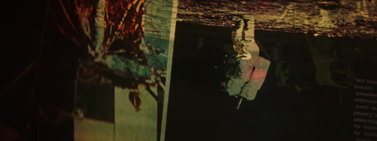 A view of an image upside down