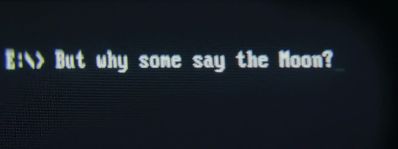 A computer screen with words being typed on it
