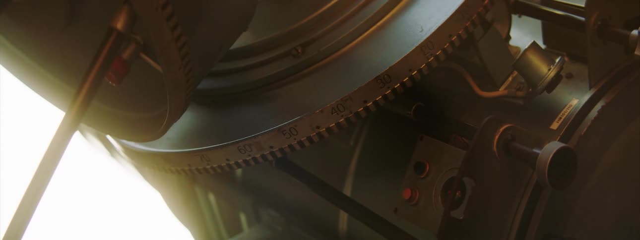 A machine with numbers and gears