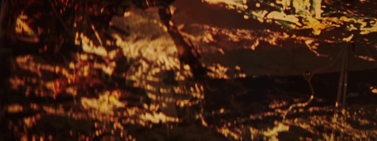 White brown and black colors that look like a painting