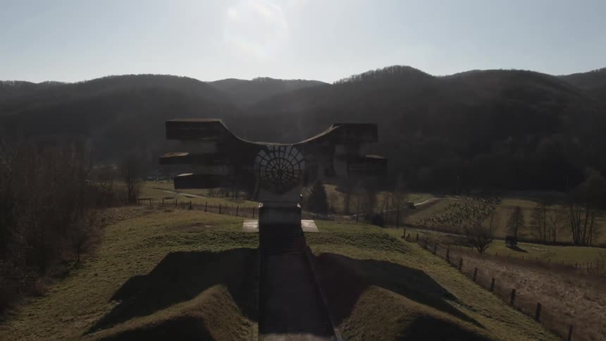 Monument to the revolution of the people of Moslavina in Yugoslavia