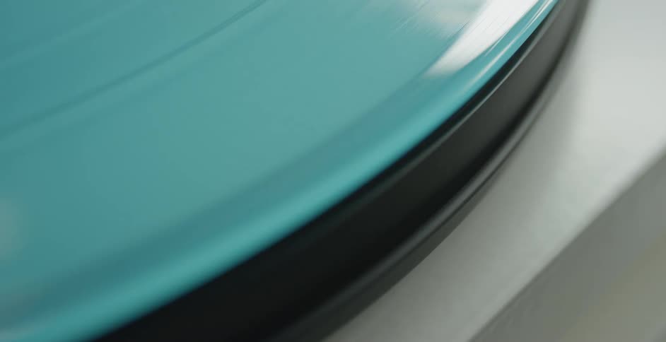 Close up of the side of a rotating maching