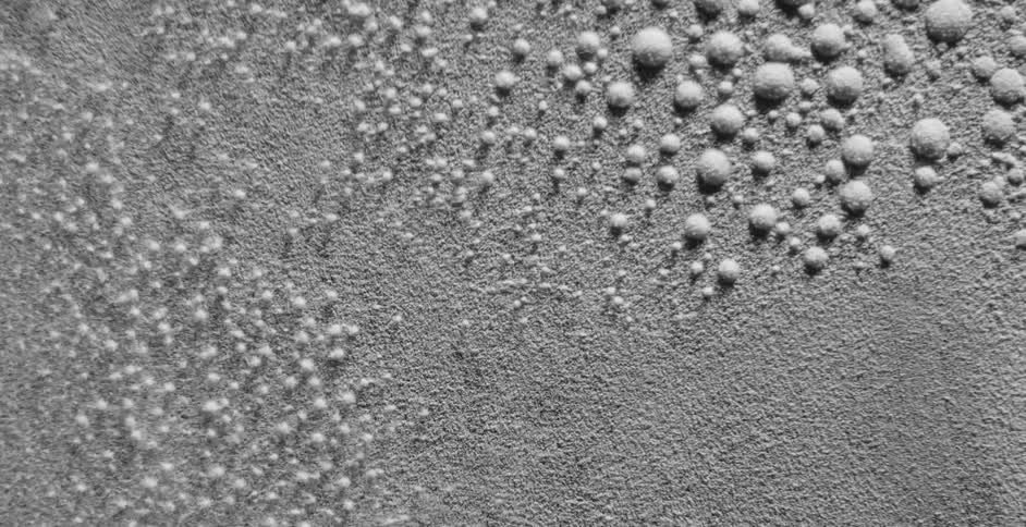 The dots roll around together