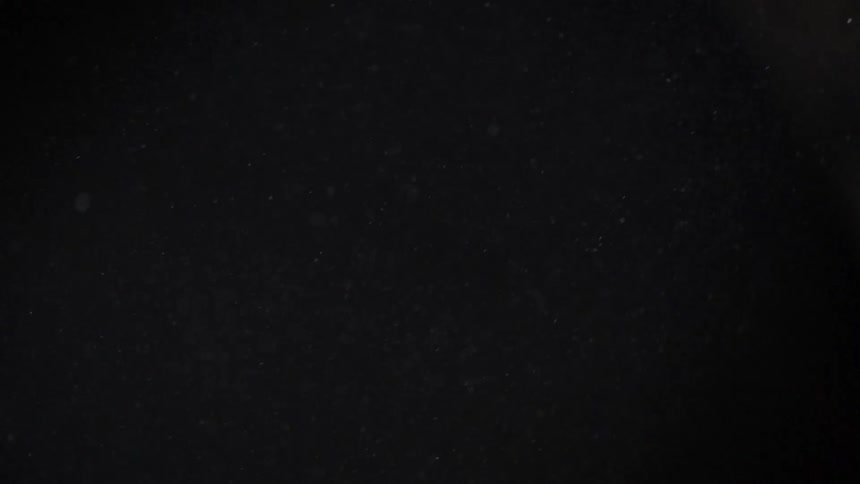 Small lights are in a dark area