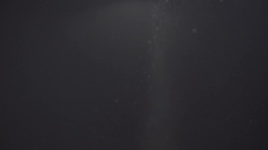 Dust swirls in the light